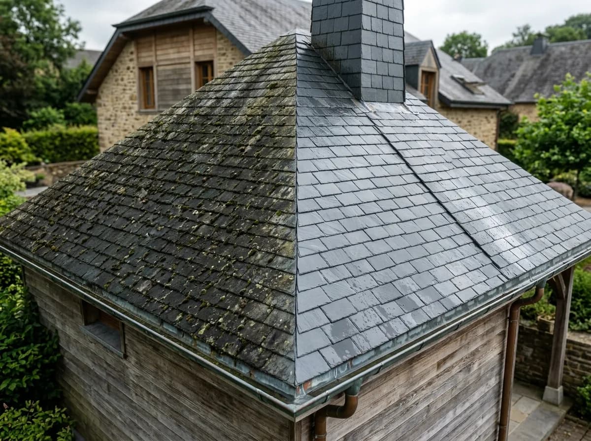Démoussage toiture — Toitures Alves & Fils au Luxembourg