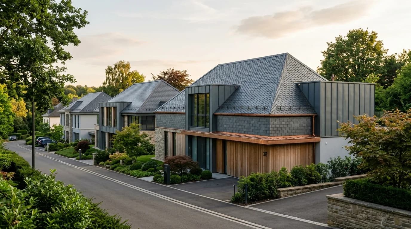 Couvreur à Bertrange et Strassen : Toitures Neuves et Rénovation — zone d'intervention Toitures Alves & Fils