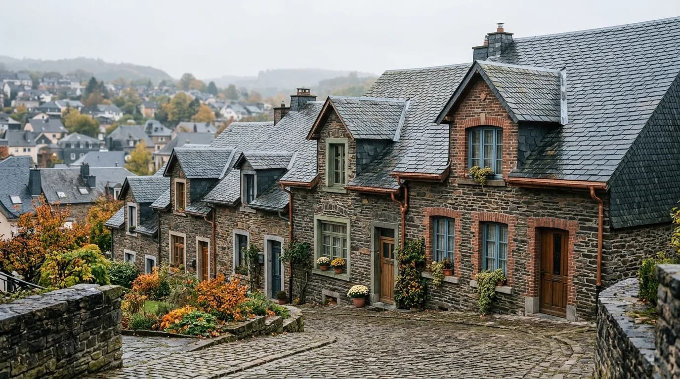 Couvreur à Esch-sur-Alzette : Réfection Toiture Maisons Minières — zone d'intervention Toitures Alves & Fils